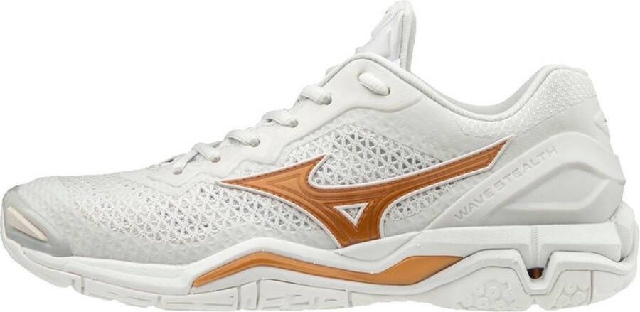 Mizuno Wave Stealth V Dames Wit