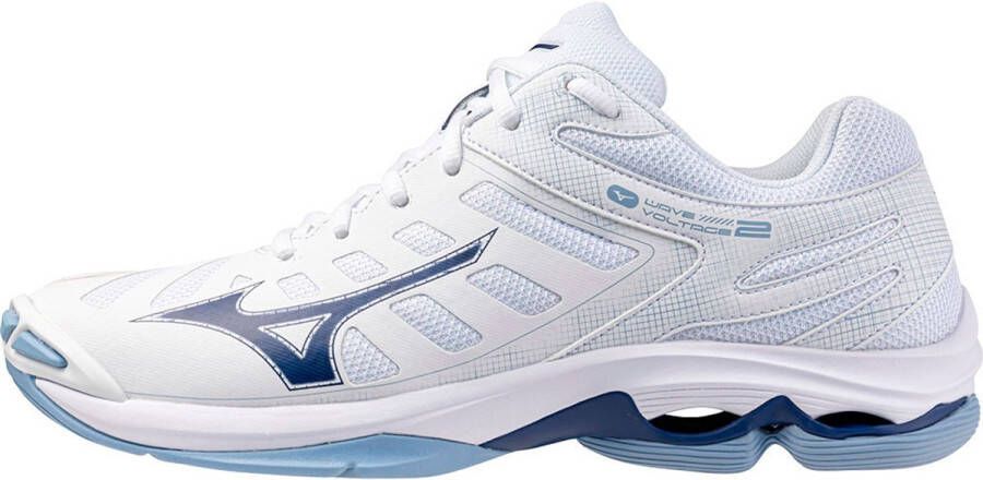 Mizuno Wave Voltage 2 Indoor Sportschoenen Wit