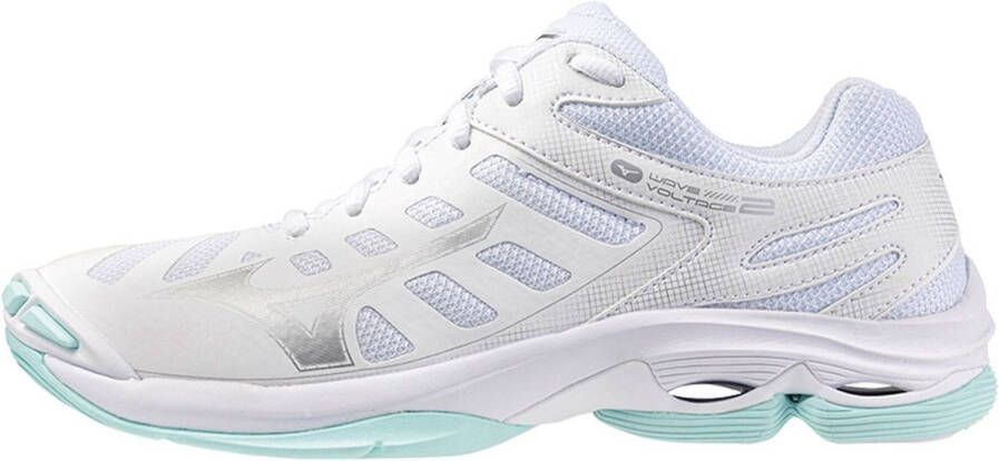 Mizuno wave voltage 2 Volleybalschoenen dames Wit
