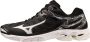 Mizuno Wave Voltage Schoenen Zwart Zilver Black Heren - Thumbnail 2