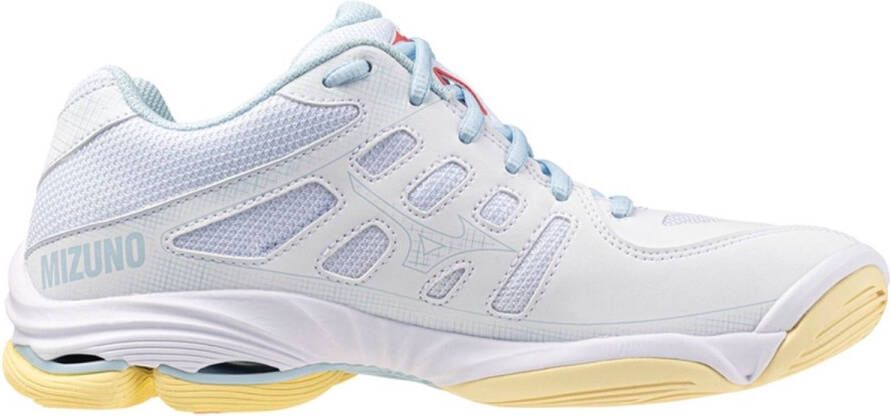 Mizuno Wave Voltage Indoorschoenen Dames Wit