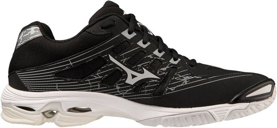 Mizuno Wave Voltage Schoenen Zwart Zilver Black Heren