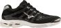 Mizuno Wave Voltage Schoenen Zwart Zilver Black Heren - Thumbnail 1