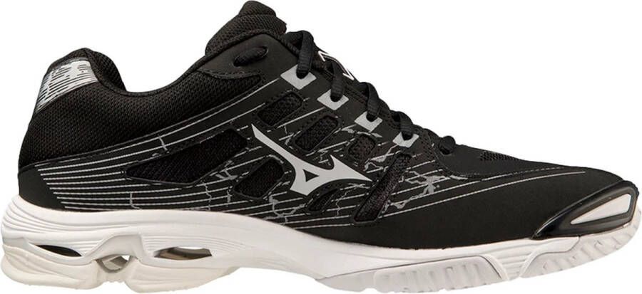 Mizuno Wave Voltage Schoenen Zwart Zilver Black Heren