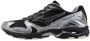 Mizuno Waverider 10 Retro Running Shoe Black Sneakers - Thumbnail 1