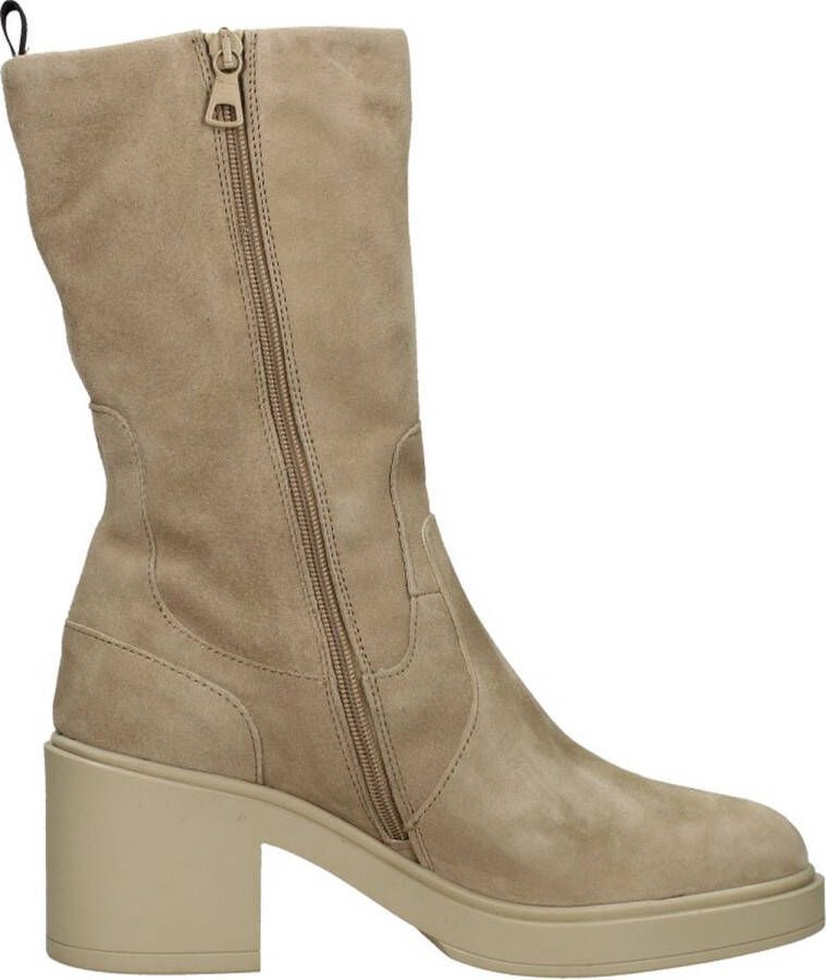 Mjus Enkellaarsjes Hak Enkellaarsjes Hak beige