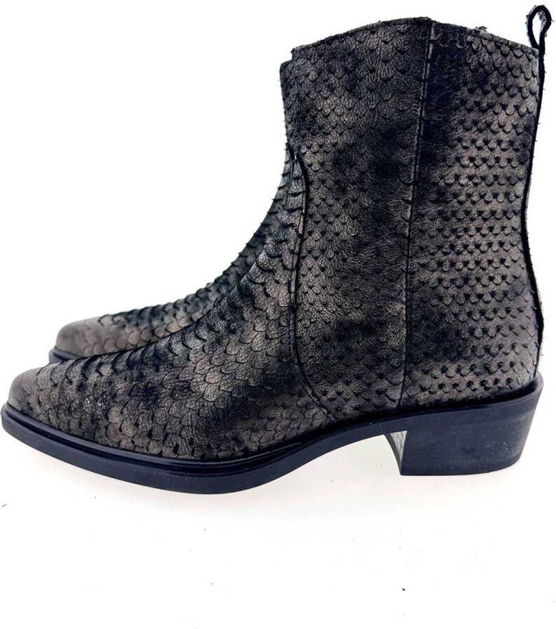 Mjus L89209 western boots zwart combi