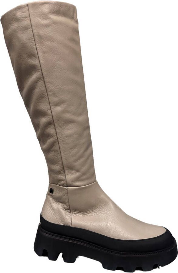 Mjus Lange Laarzen Lange Laarzen gebroken wit - Foto 2