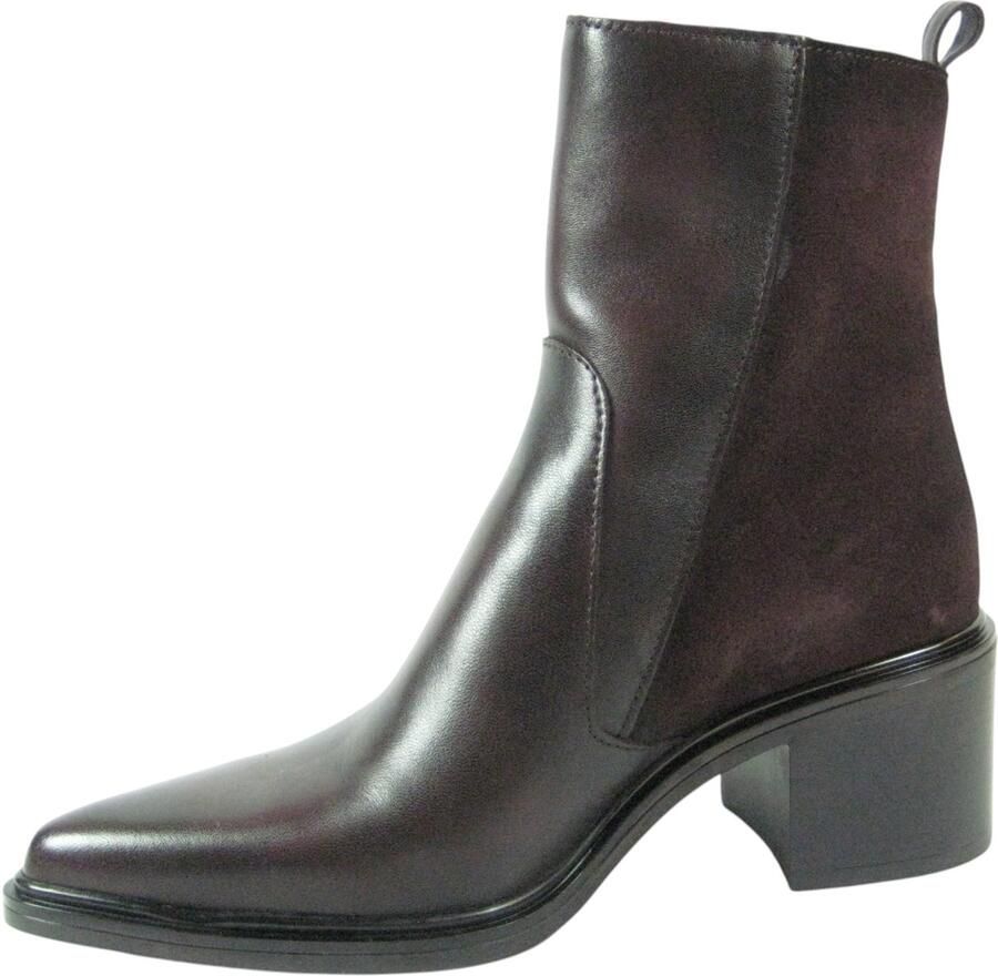 Mjus Dames enkellaars Artikel L39214-102-6359 Bordeaux Rood leer