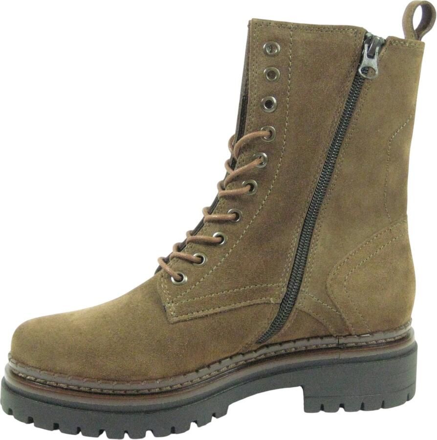 Mjus Dames veterboot Artikel L97218-101-6301 Bruin suede