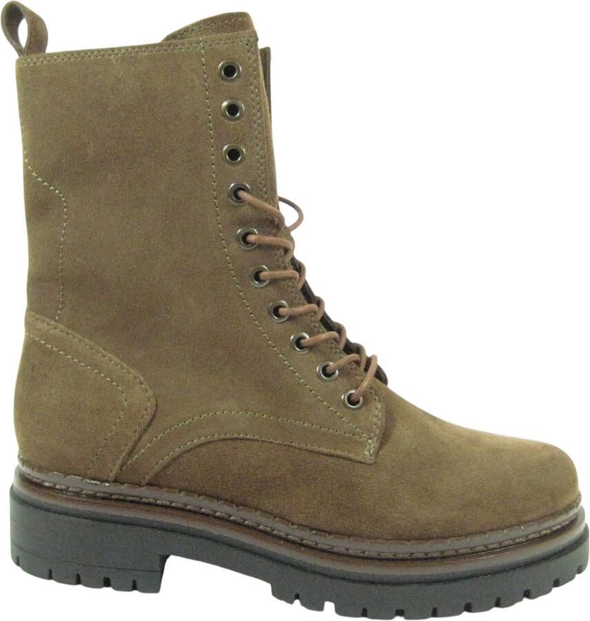 Mjus Dames veterboot Artikel L97218-101-6301 Bruin suede