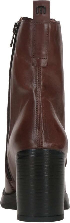 Mjus Enkellaarsjes Hak Enkellaarsjes Hak donkerbruin - Foto 13