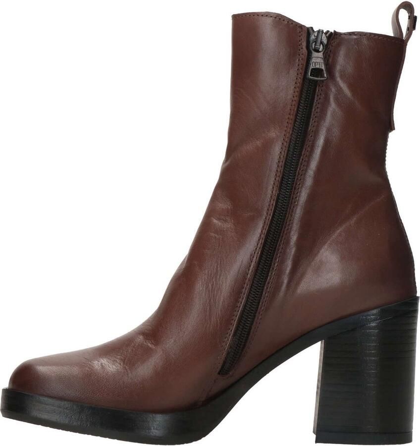 Mjus Enkellaarsjes Hak Enkellaarsjes Hak donkerbruin - Foto 4