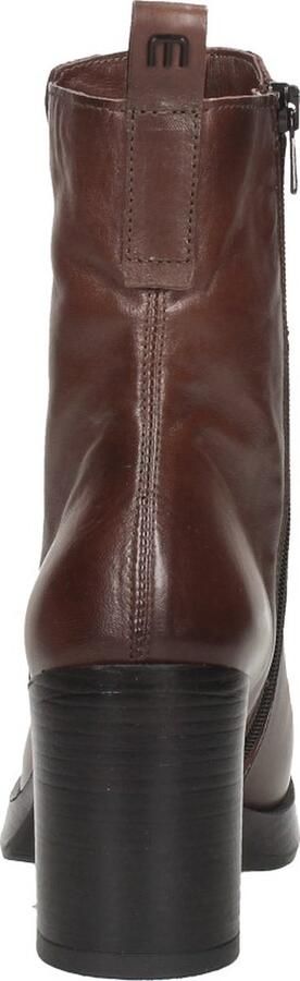 Mjus Enkellaarsjes Hak Enkellaarsjes Hak donkerbruin - Foto 14