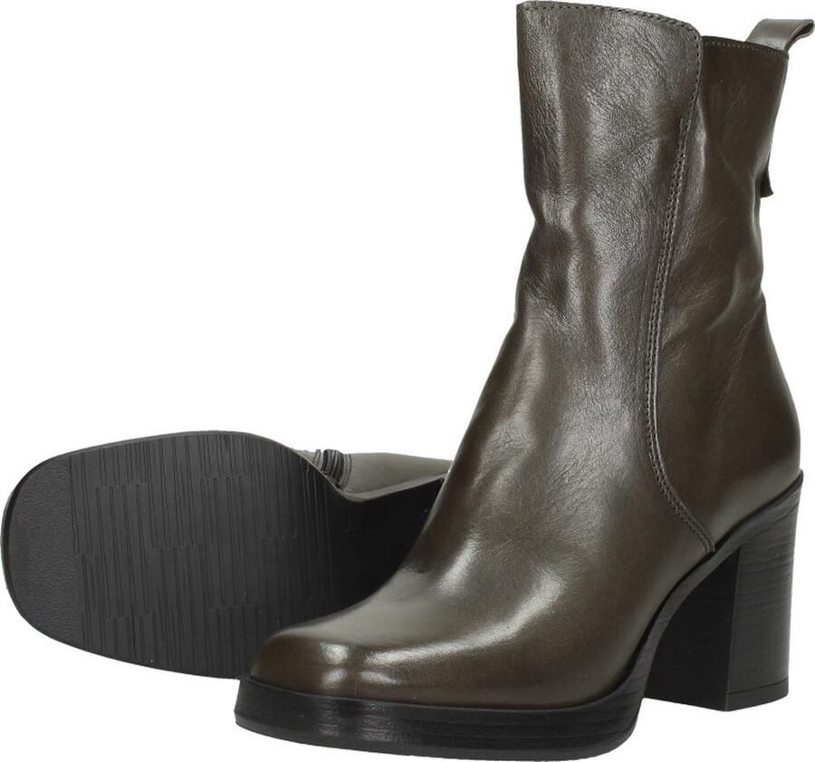 MJUS Stijlvolle leren enkellaarsjes Green Dames - Foto 6