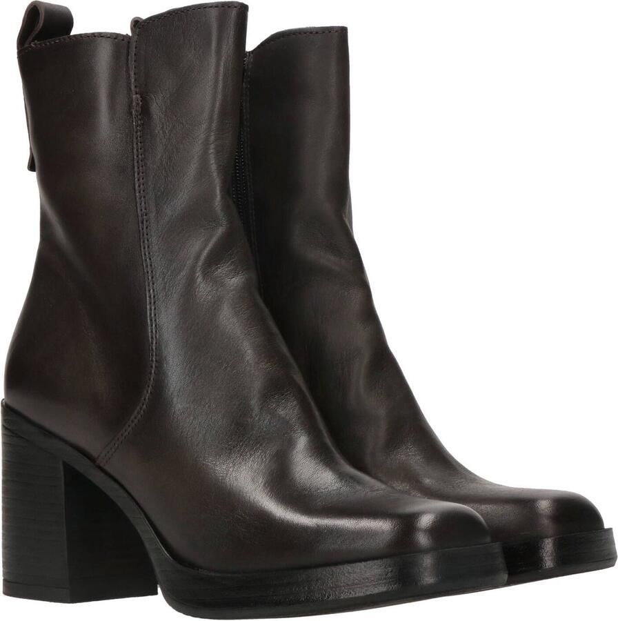 MJUS Stijlvolle leren enkellaarsjes Green Dames