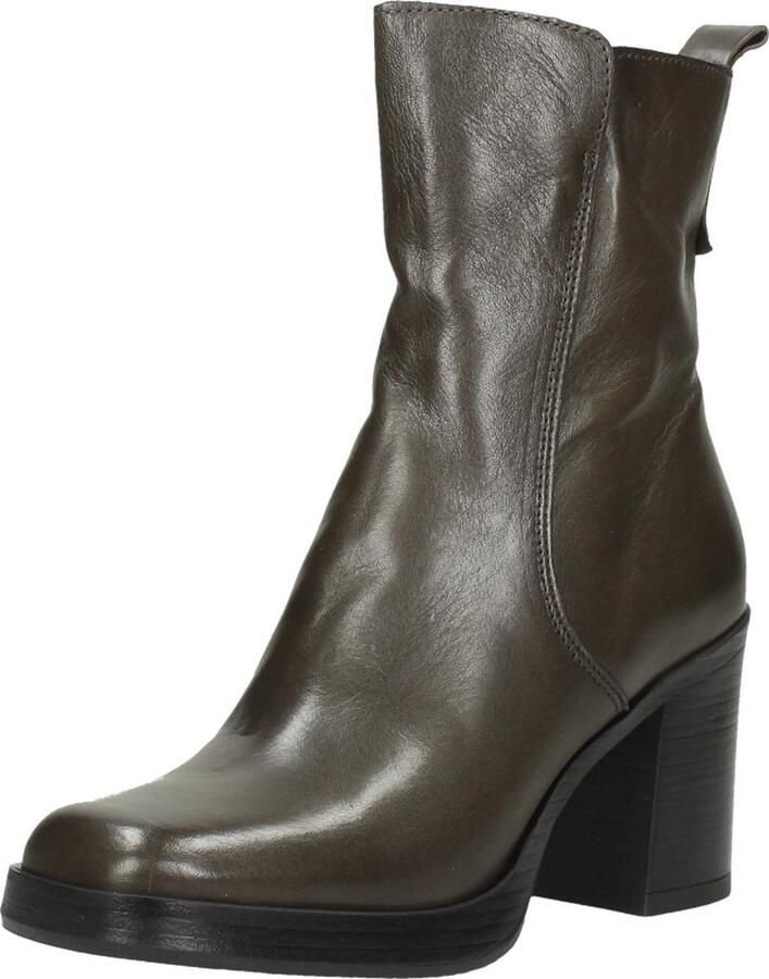 MJUS Stijlvolle leren enkellaarsjes Green Dames - Foto 10