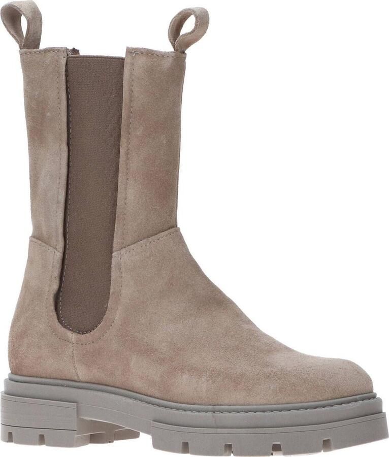 Mjus Beatrix M79203 hoge leren chelsea boots beige - Foto 14