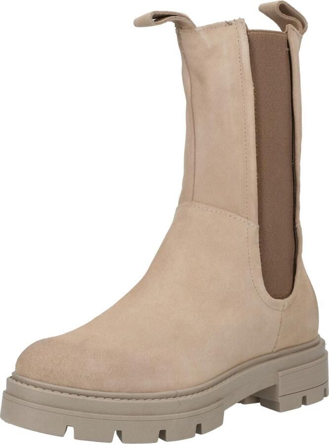 Mjus Beatrix M79203 hoge leren chelsea boots beige - Foto 8