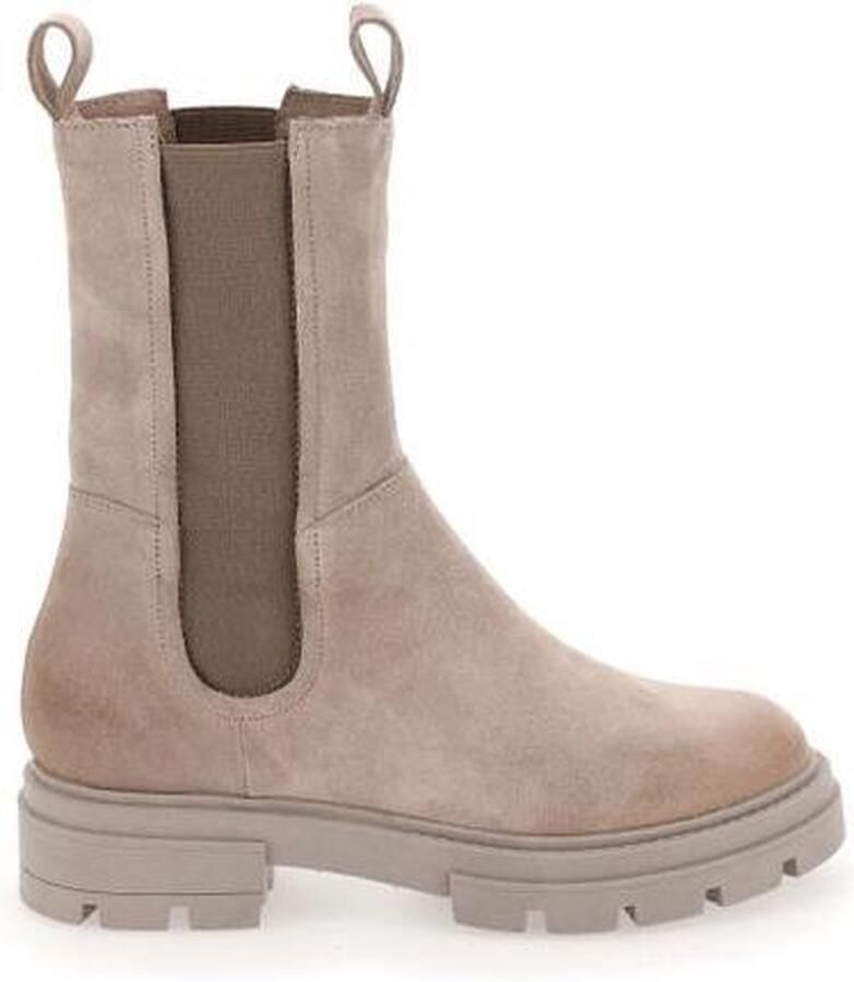 Mjus Beatrix M79203 hoge leren chelsea boots beige - Foto 6