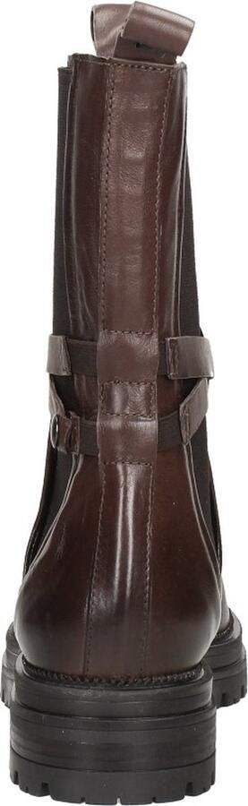 Mjus Enkellaarsjes Plat Enkellaarsjes Plat Donkerbruin - Foto 6