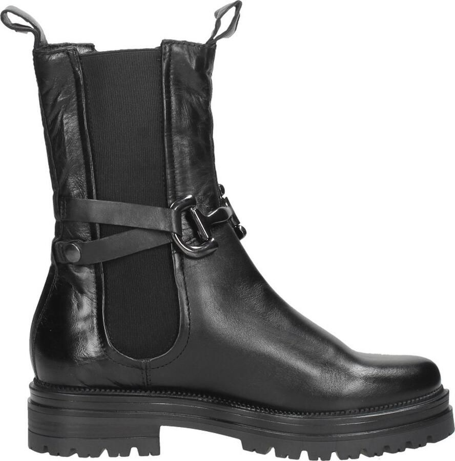 MJUS M79203-101-6002 Chelsea Zwart Leer Chelsea boots Dames