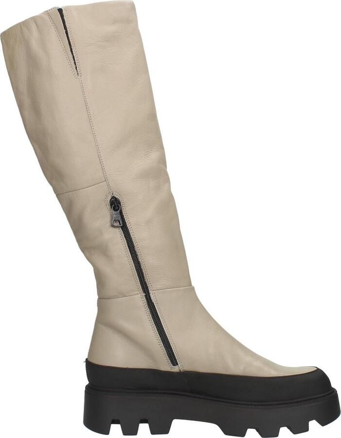 Mjus Lange Laarzen Lange Laarzen gebroken wit - Foto 2