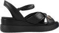 MJUS Sandalen met sleehak TEPI - Zwart