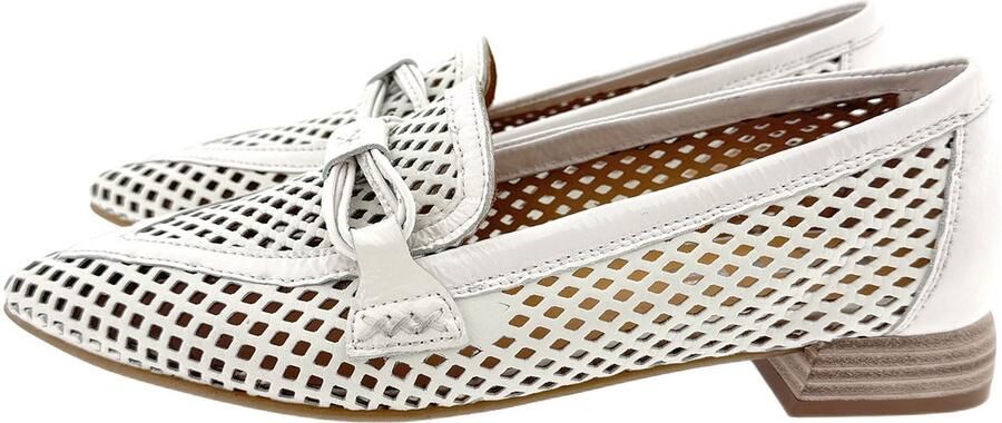 Mjus T98138 pump gebroken wit offwhite