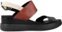 MJUS Flat Sandals Black Dames - Thumbnail 1