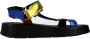 MJUS Velcro Platte Sandalen Multicolor Dames - Thumbnail 1