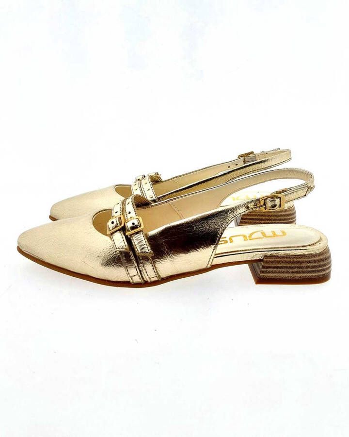 Mjus T98117 slingback goud