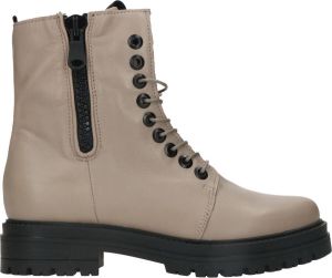 Mjus Veterboot Vrouwen Beige