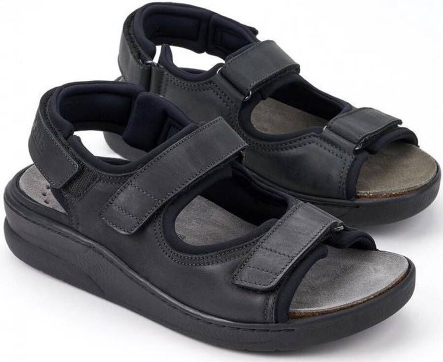 Mephisto VALDEN OLDBRUCH Volwassenen Heren sandalen Kleur Zwart