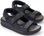 Mephisto VALDEN OLDBRUCH Volwassenen Heren sandalen Kleur Zwart - Thumbnail 1