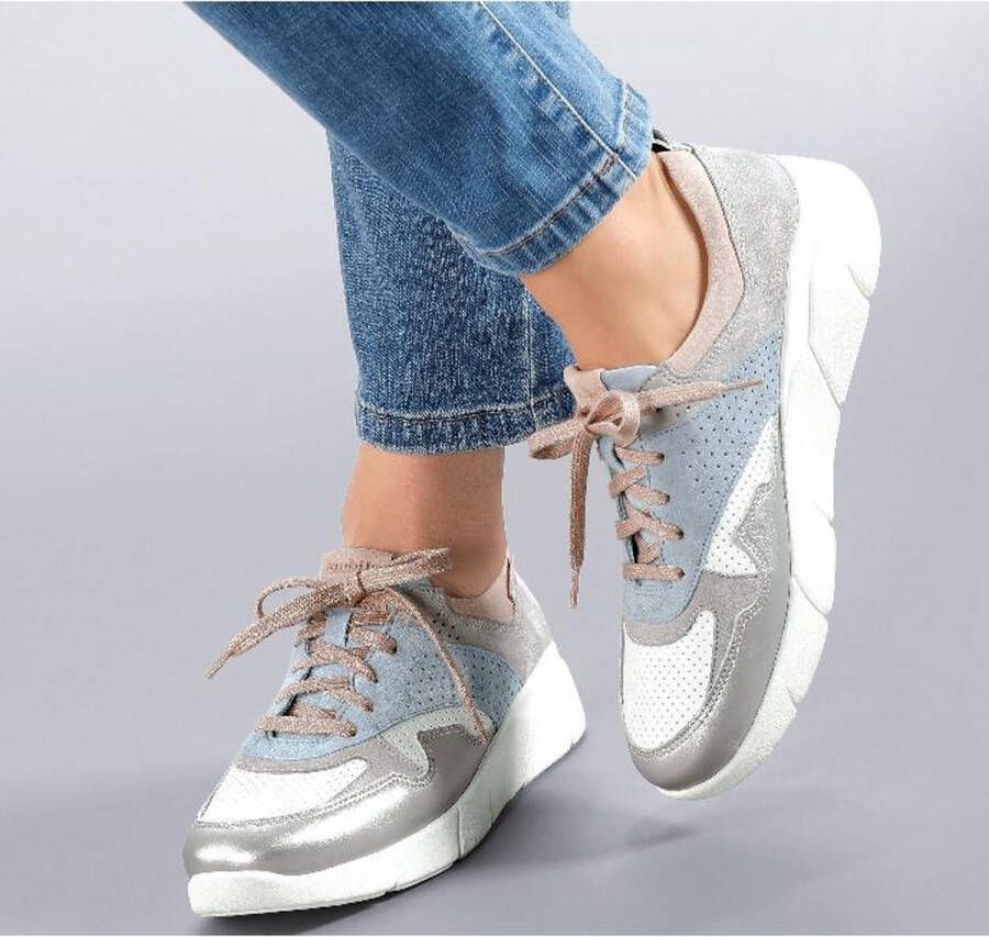 Mobils Ergonomic Mephisto IMANIE Dames Sneakers Zilver