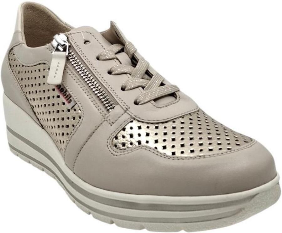Mobils Abby Perfo silk dames sneaker 6704-P5148885