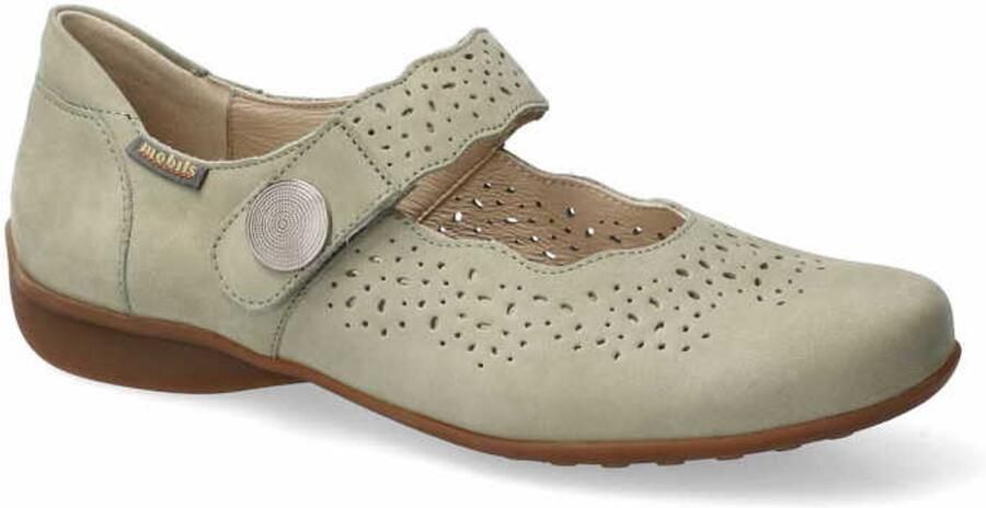 Mobils dames ballerina's kaki
