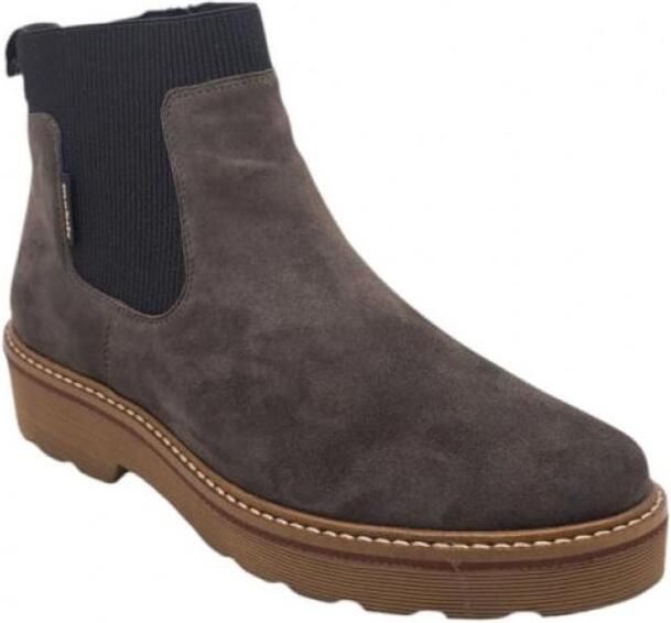 Mobils Korte laarzen plat oana premium ice brown korte laar