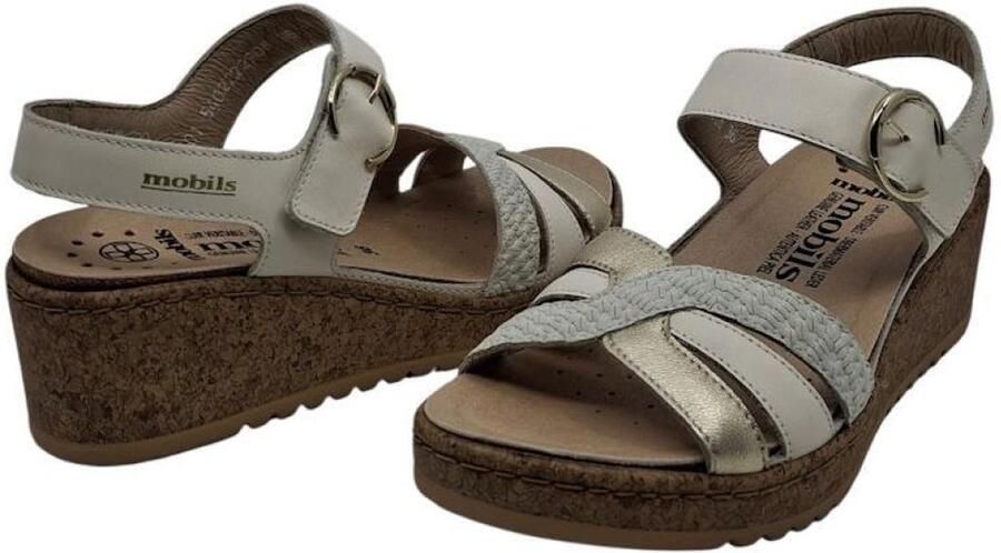 Mobils Nancia charm gold dames sandaal 7027-P5146494