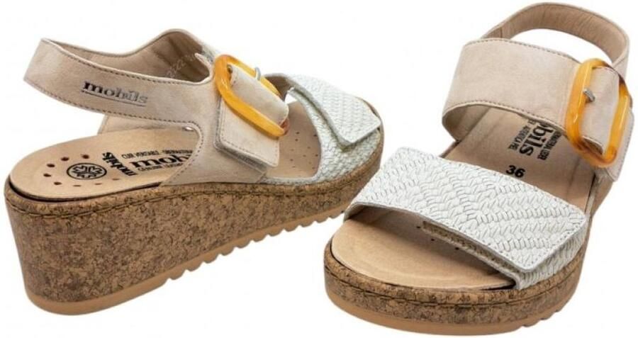 Mephisto Wig sandalen voor dames in effen kleuren