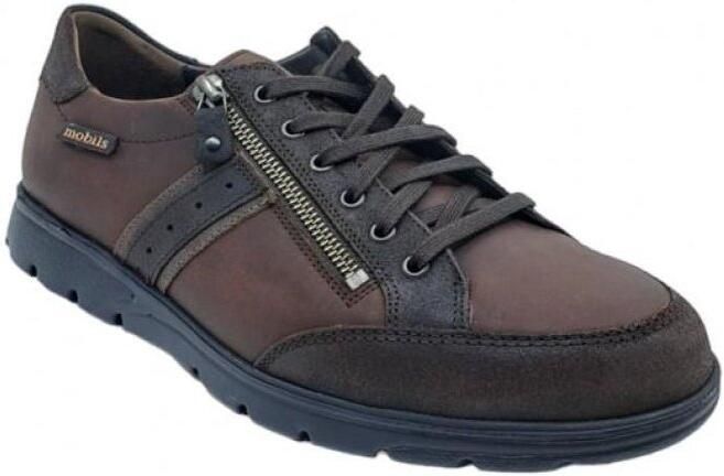 Mobils Veterschoenen kristof dark brown veterschoen