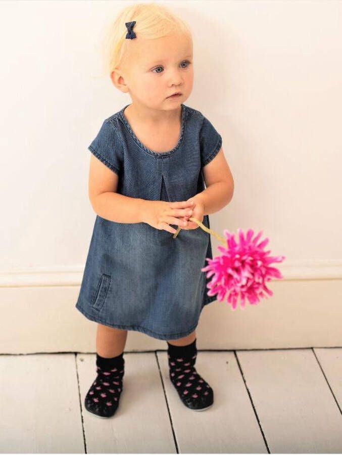 Moccis -gebreide-slofsokken-Navy-Rose