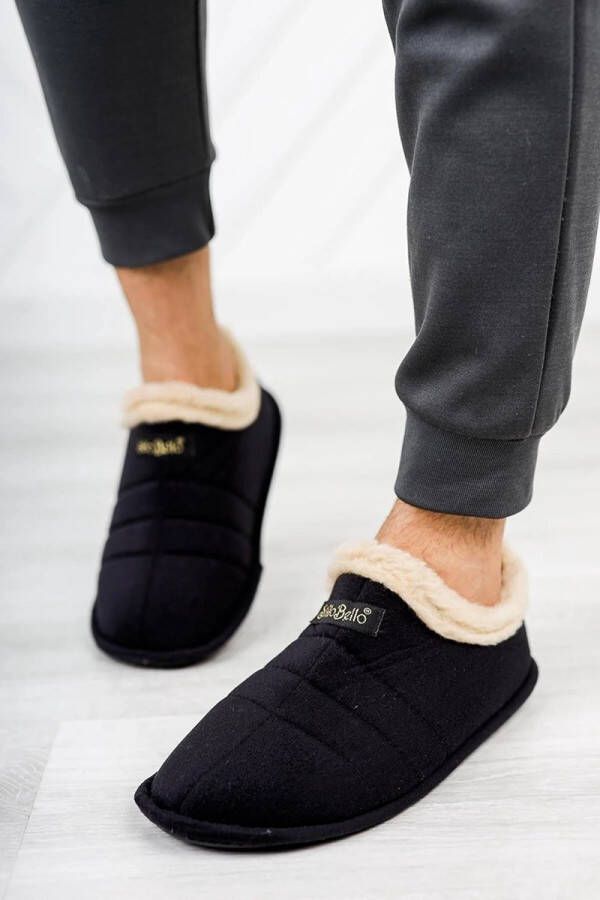 moda frato Unisex Panduf Huisschoenen Huislaarzen Wollen Laarzen Antislipbasis Zwart