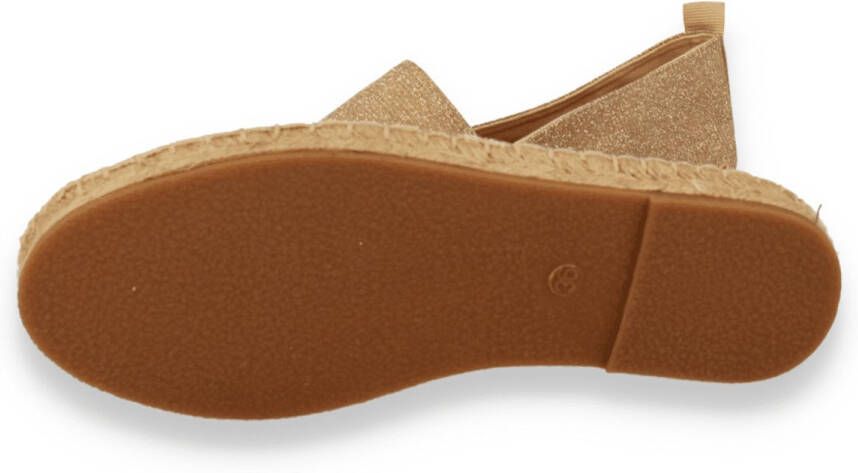 Mode-Mania Dames Espadrille Goud