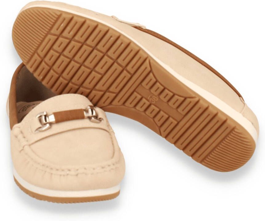 Mode-Mania Dames Mocassin Julietta Beige