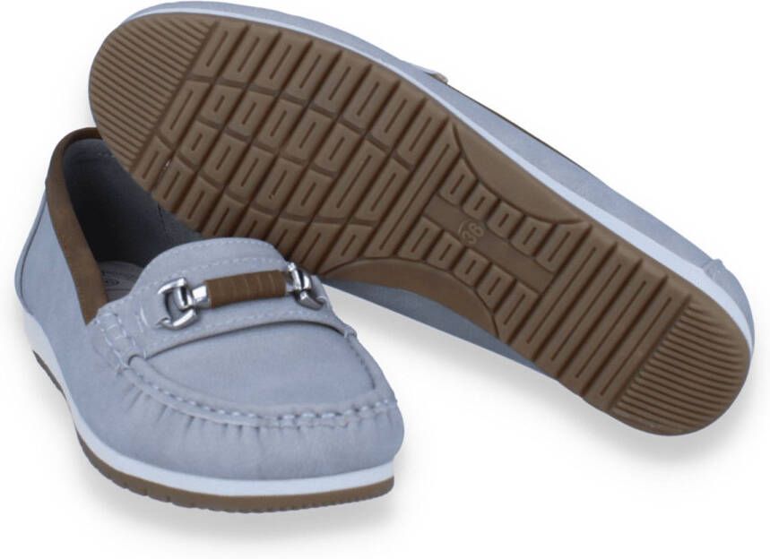 Mode-Mania Dames Mocassin Julietta Grijs GRAU