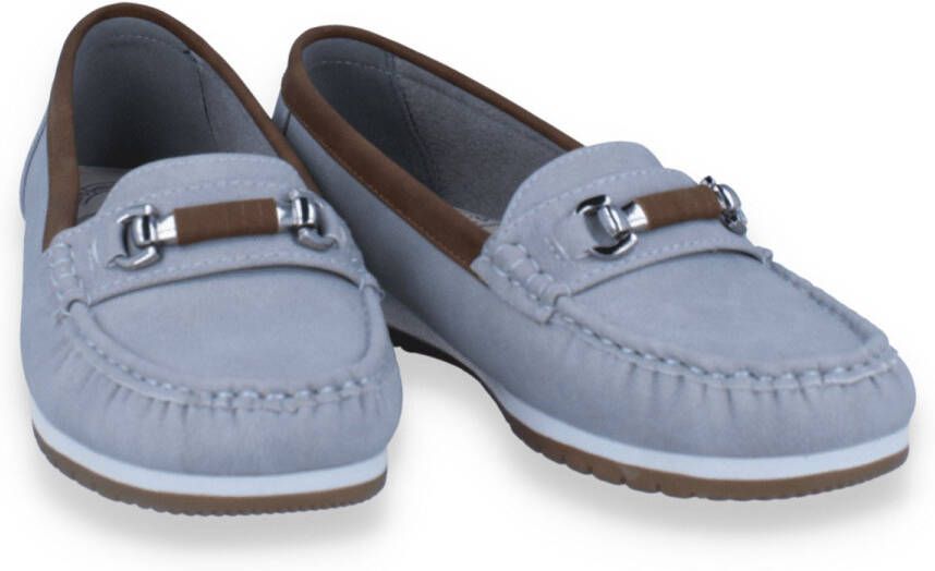 Mode-Mania Dames Mocassin Julietta Grijs GRAU