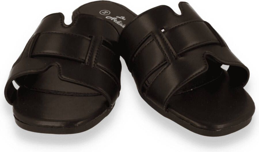 Mode-Mania Dames Slipper Zwart