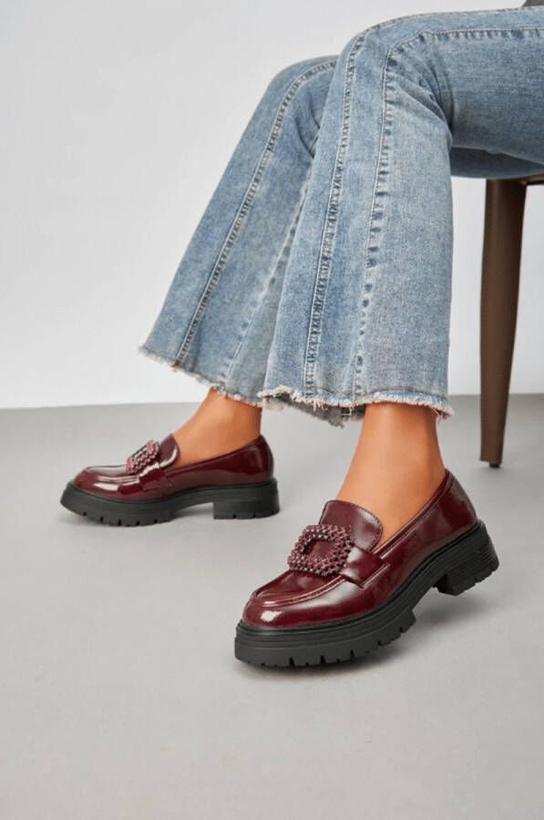 Mode-Mania Mocassin Bordeaux